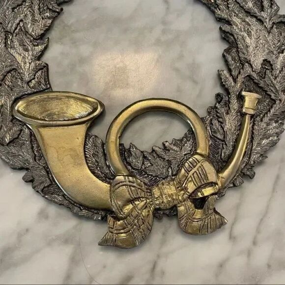 Handmade Metal Christmas Wreath - Picture 2 of 6